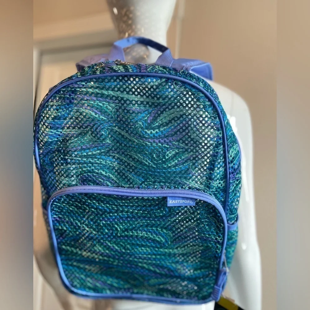 Eastsport~NWT~Multi-Purpose Mesh Spirit Backpack~Front Pocket~Adjustable Straps